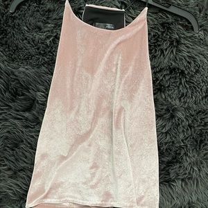 Aqua velvet tank top!